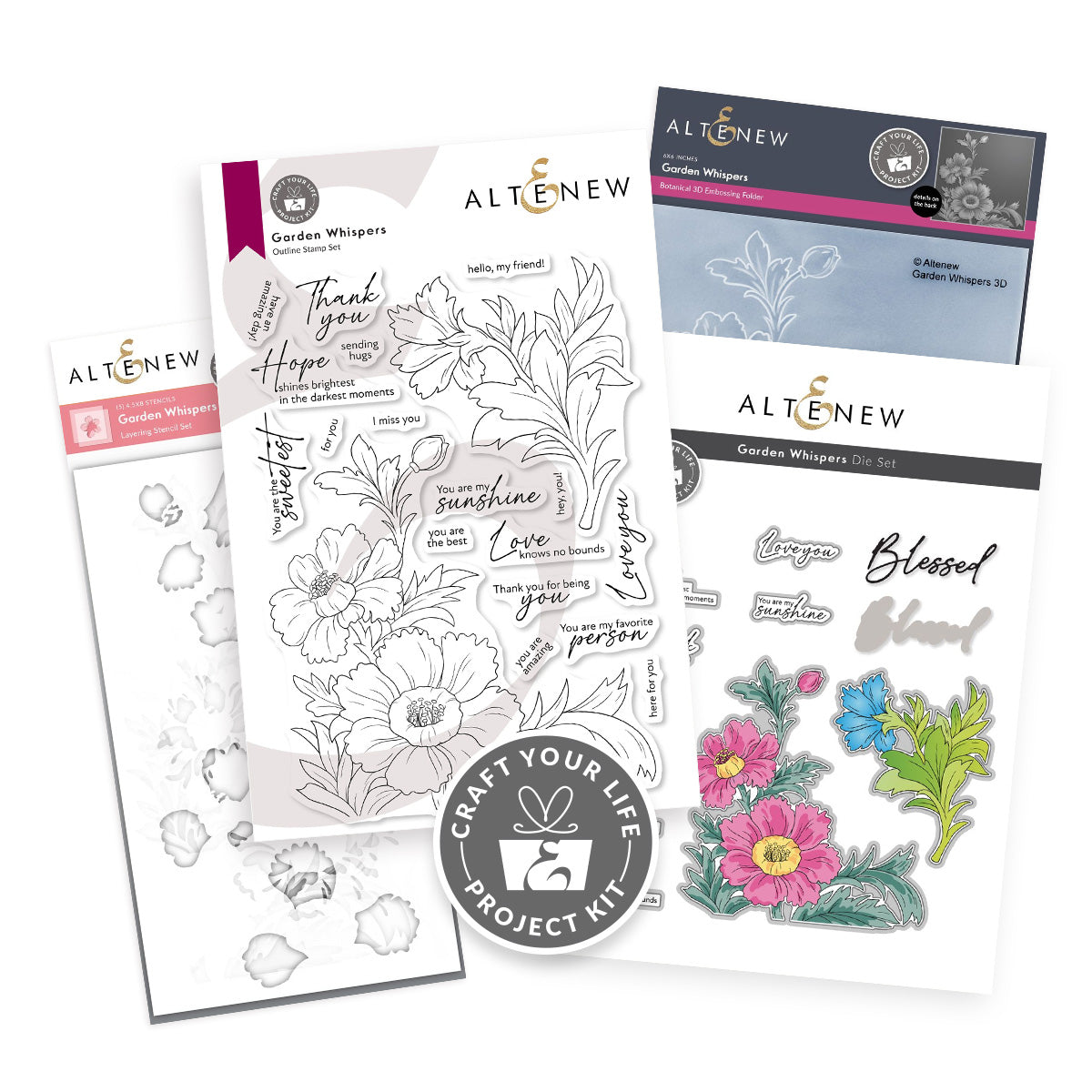 Altenew - Craft Your Life Project Kit: Garden Whispers  Altenew - Craft Your Life Project Kit: Garden Whispers