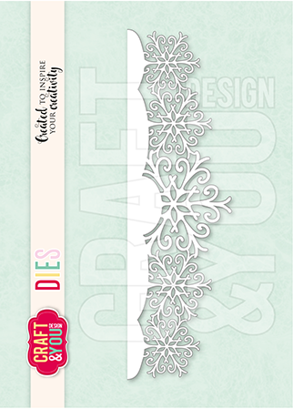 Craft & You - Dies "Snowflakes Border"