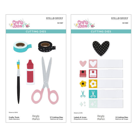 Spellbinders - Crafty Babe with Simple Stories Die Bundle
