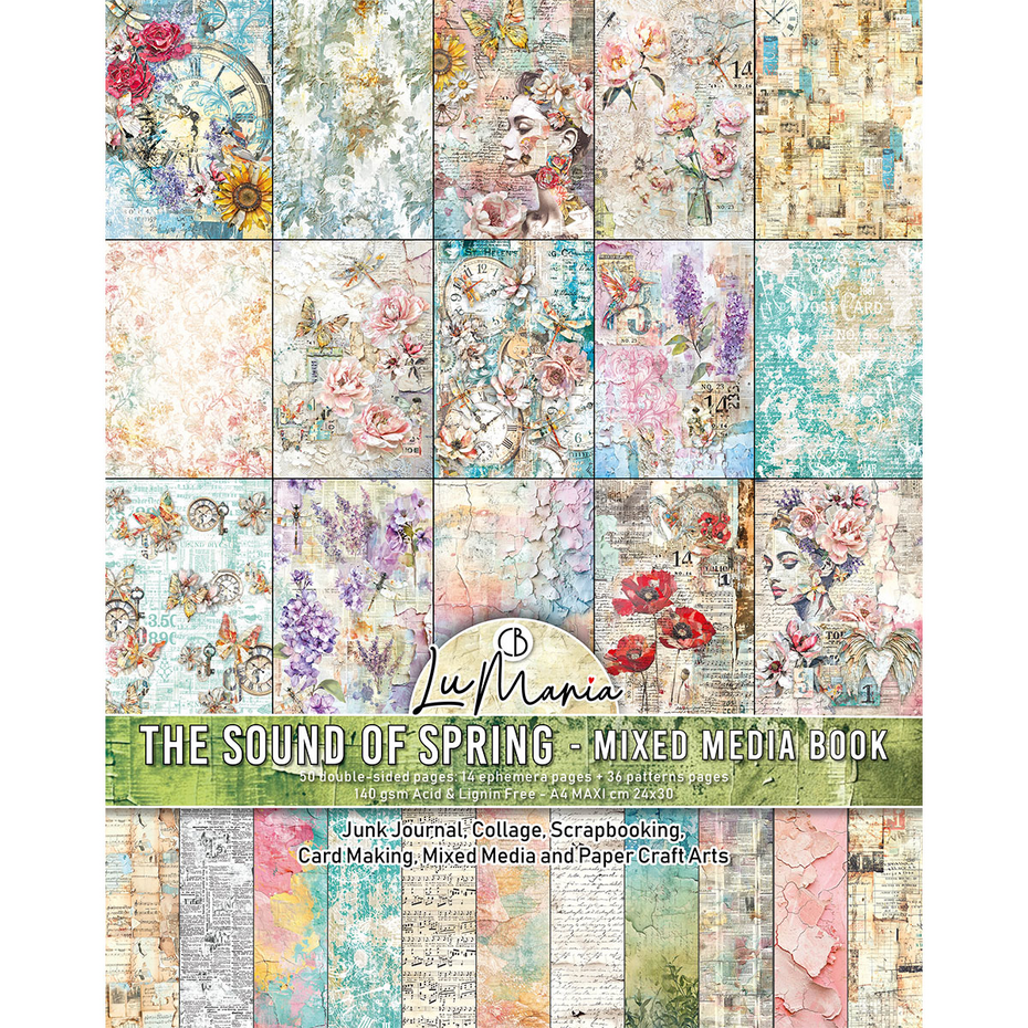 Ciao Bella - The Sound of Spring A4 Maxi Mixed Media Book