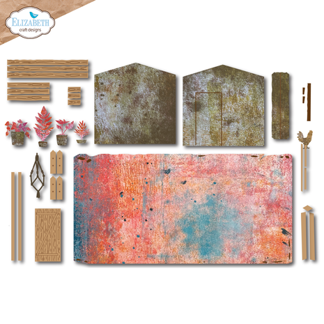 Elizabeth Craft Designs - In the Garden Die Shed