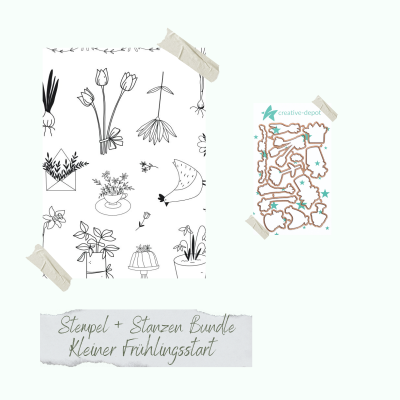 Creative Depot - Bundle - Kleiner Frühlingsstart - Stempelset & Stanzen Creative Depot - Bundle - Kleiner Frühlingsstart - Stempelset & Stanzen