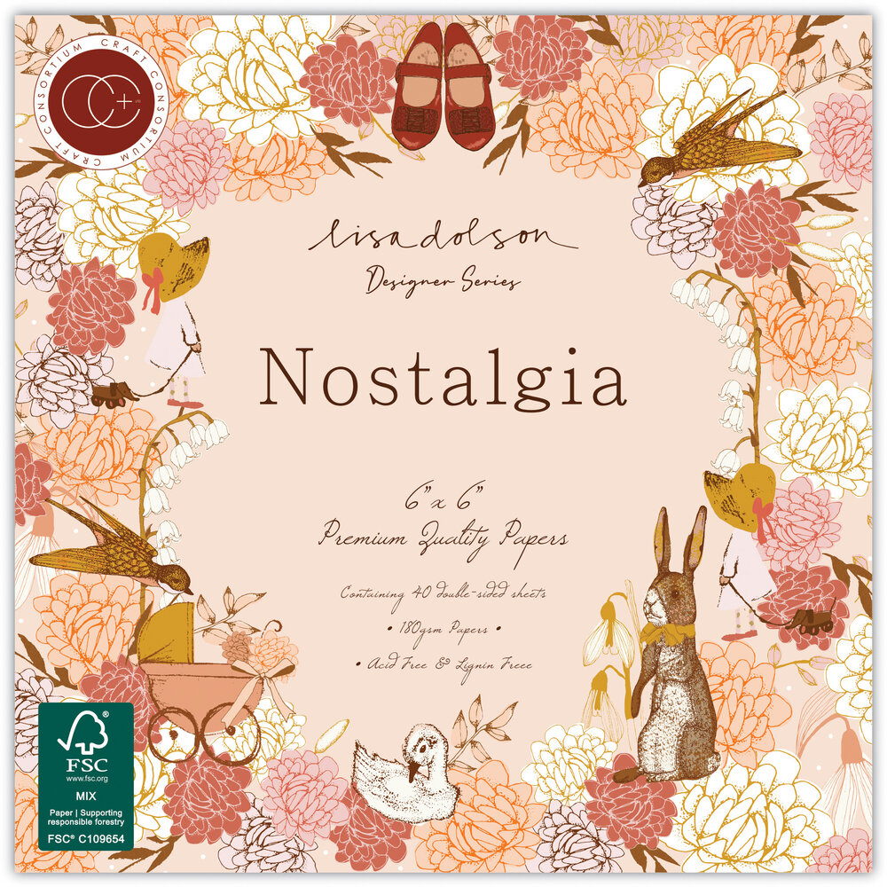 Nostalgia 6x6 Inch Premium Paper Pad