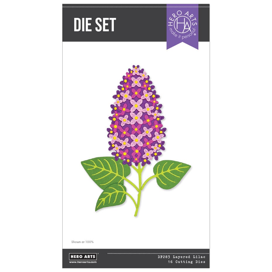 Hero Arts - Spring Meadow Die Set Layered Lilac