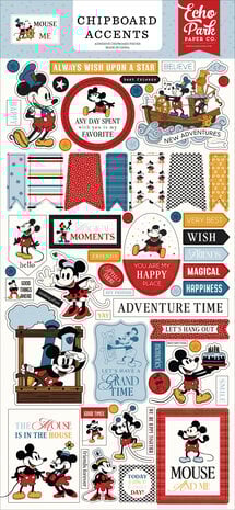 Echo Park - Mouse And Me Chipboard Accents