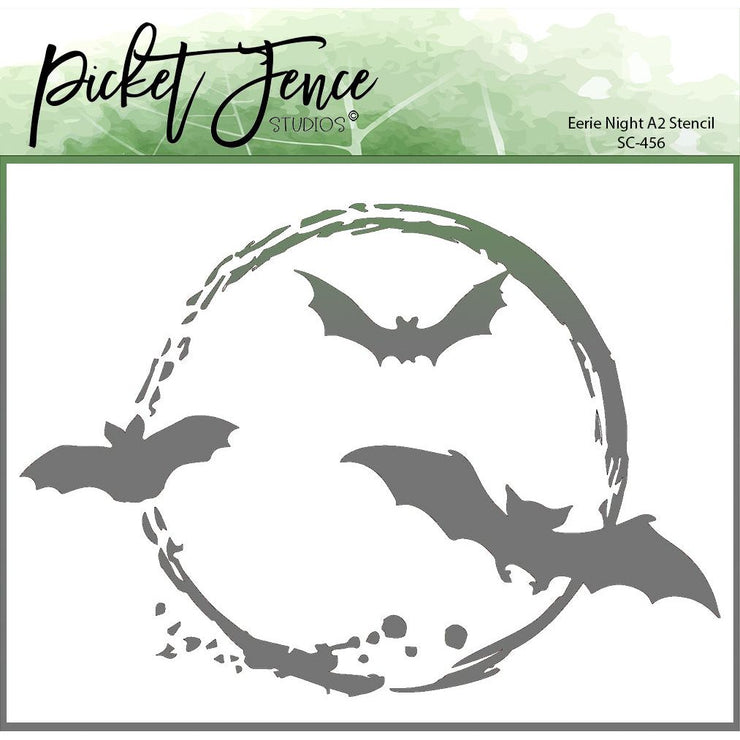 Picket Fence Studios - Eerie Night A2 Stencil Picket Fence Studios - Eerie Night A2 Stencil