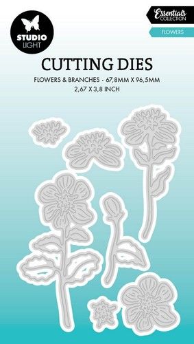 Studio Light Cutting Die Flowers Essentials nr.794