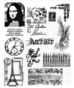 Tim Holtz Cling Mount Stamps: Mini Classics Tim Holtz Cling Mount Stamps: Mini Classics