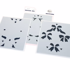 Pinkfresh -   Ribbon Splendor stencil