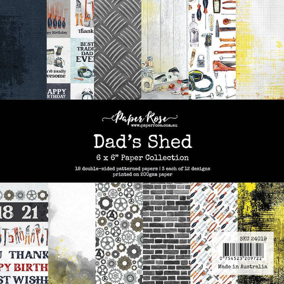 Paper Rose - Dad's Shed 6x6 Paper Collection