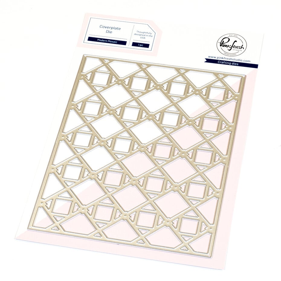 Pinkfresh - Artful Foundations Coverplate Die Modern Mosaic