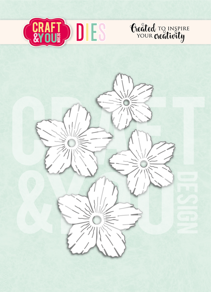 Craft & You Design - Garden Flower 1 Dies by Gosia