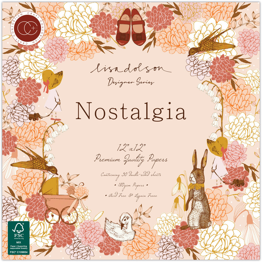 Nostalgia 12x12 Inch Premium Paper Pad