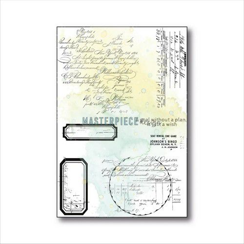 Masterpiece Clear Stempelset - Curvy Letters 4x6 Masterpiece Clear Stempelset - Curvy Letters 4x6