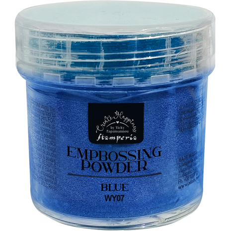 Stamperia- Create Happiness Embossing Powder Blue 63 oz