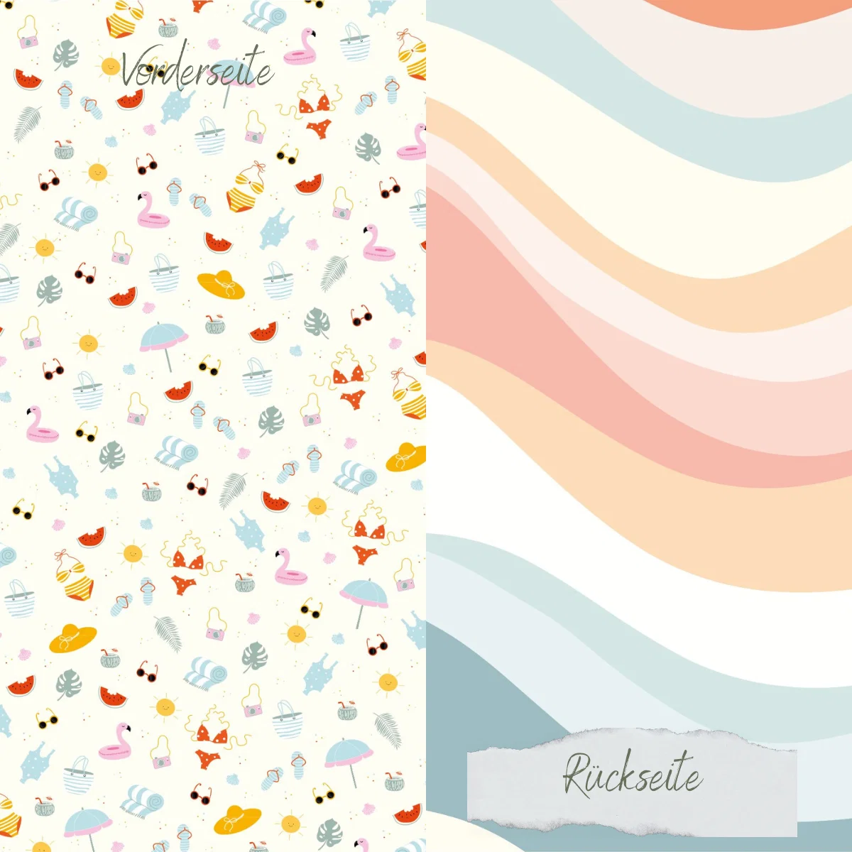Creative Depot - Designpapier - Summervibes - Doppelseitig bedruckt