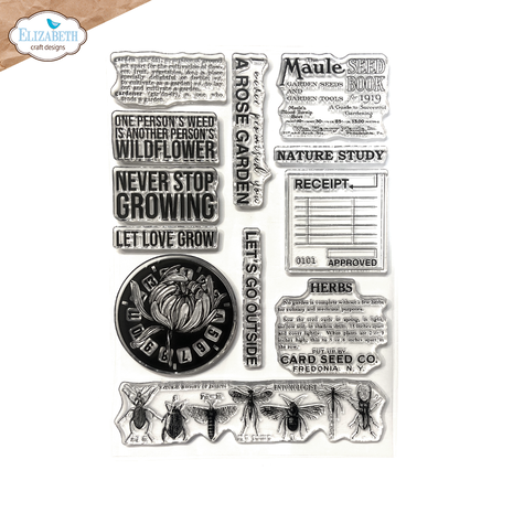 Elizabeth Craft Designs - Botanical Blend Stamps Wildflower