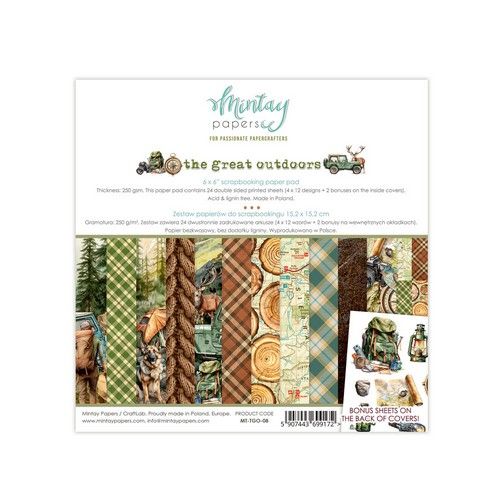 Mintay 6 x 6 Paper Pad - The Great Outdoor