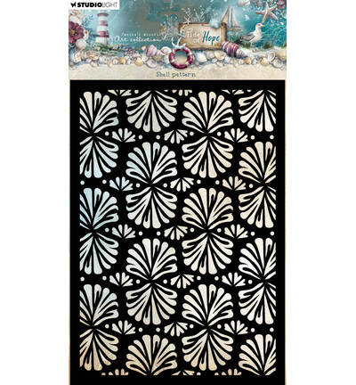 Studio Light - Tide of Hope - Stencil - Shell pattern Tide of Hope nr. 392