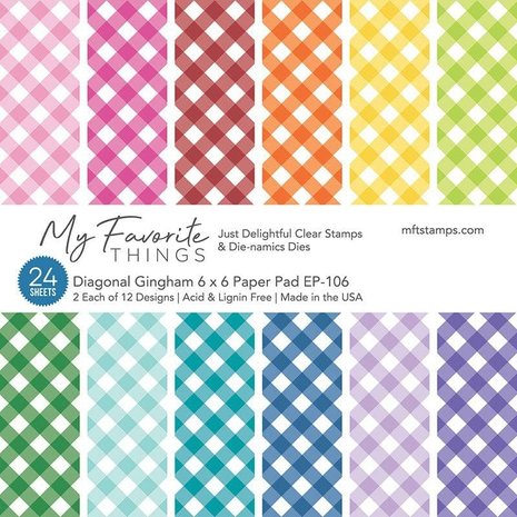 my-favorite-things-diagonal-gingham-6x6-inch-paper my-favorite-things-diagonal-gingham-6x6-inch-paper