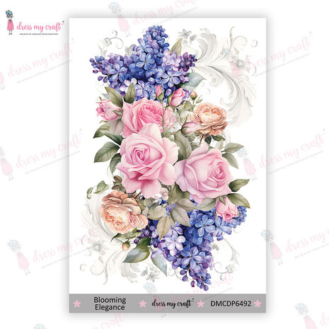 Dress My Craft - Transfer Me Mini Blooming Elegance Dress My Craft - Transfer Me Mini Blooming Elegance