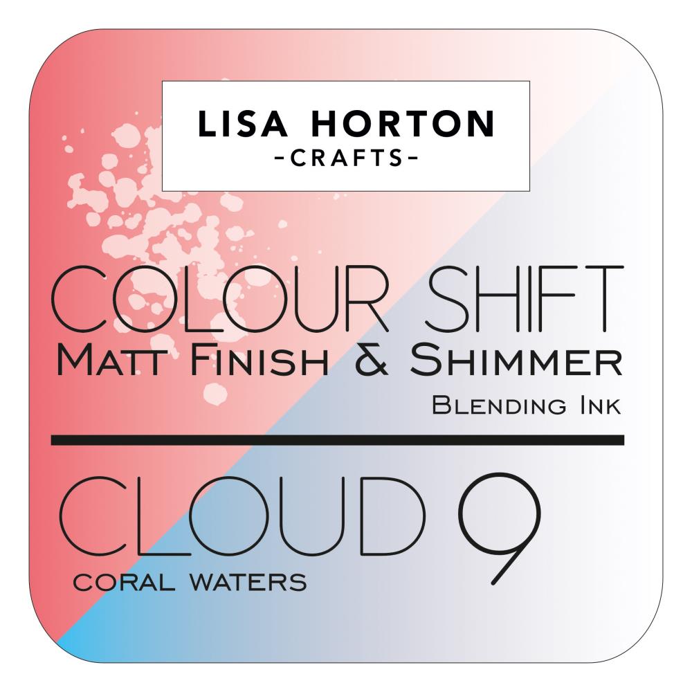 Lisa Horton Crafts Cloud 9 Color Shift Ink Pad -  Coral Waters 