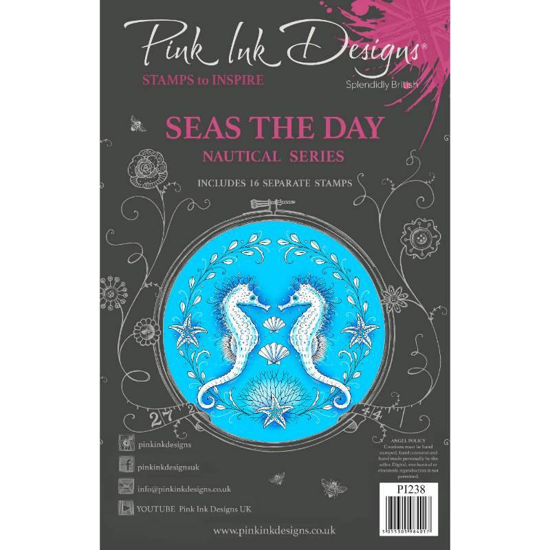 Pink Ink Designs Seas The Day 6 in x 8 in Clear Stamp Set Pink Ink Designs Seas The Day 6 in x 8 in Clear Stamp Set