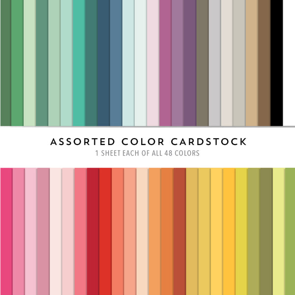 Concord & 9th - Cardstock: Assorted Color Pack (48 colors)
