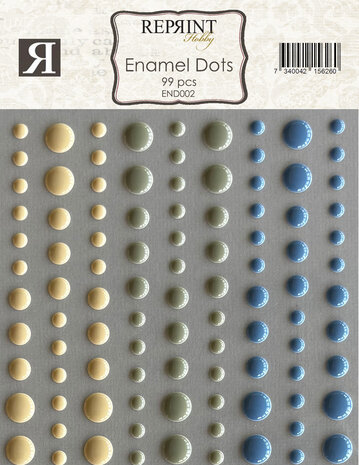 Reprint - Hip Hip Hooray Enamel Dots (99pcs)