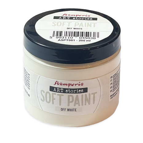 Stamperia -  Art Stories Soft Paint Off White 200ml