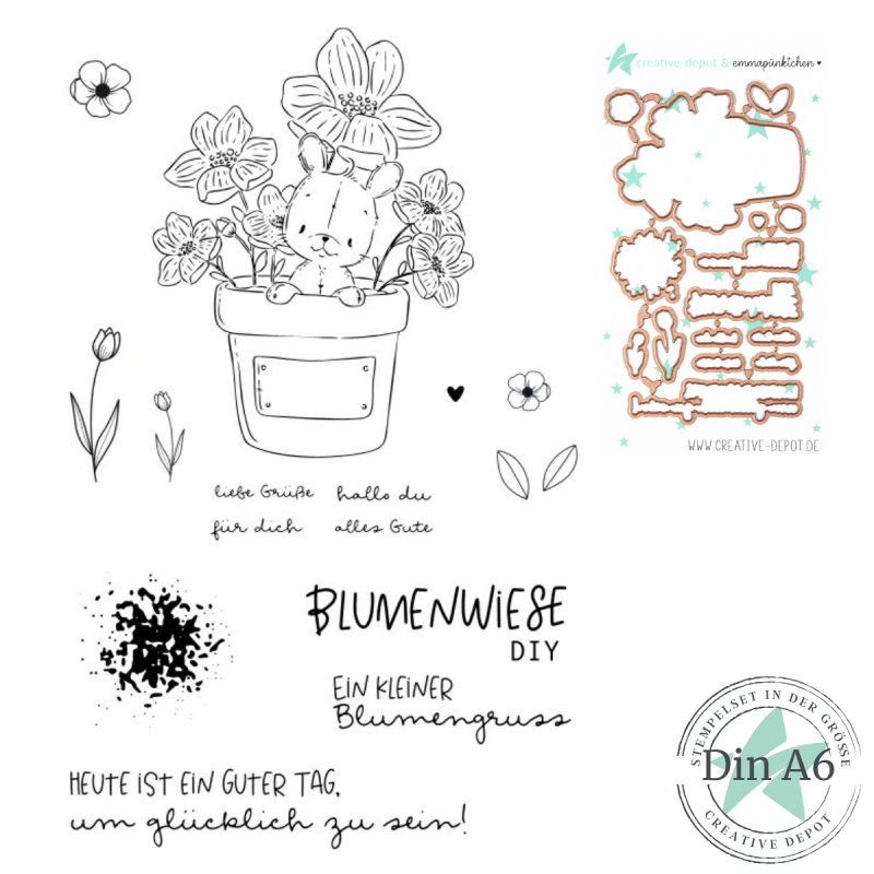 Creative Depot - Bundle - Süßer Blumengruß 