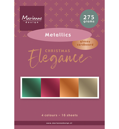 Marianne Design - Papierblock – Christmas Elegance Metallics A5