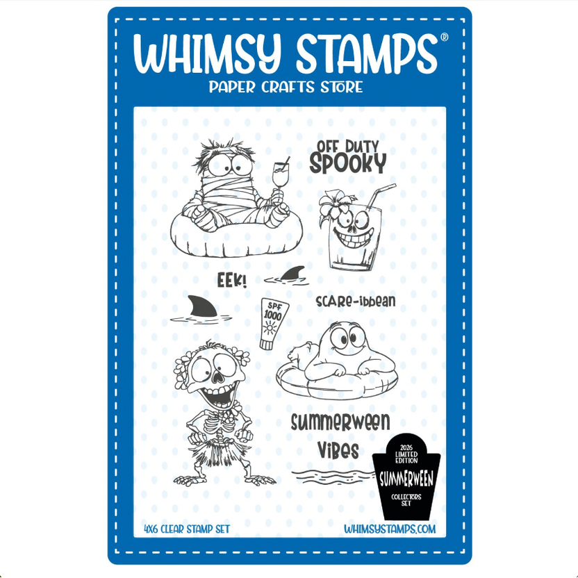 Whimsy Stamps - Summerween Vibes Clear Stamps