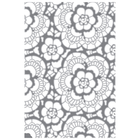Sizzix • Multi-Level Textured Impressions by Tim Holtz Vault Lace