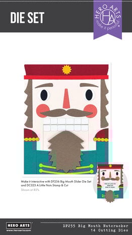 Hero Arts - Crackin' Christmas Die Set Big Mouth Nutcracker
