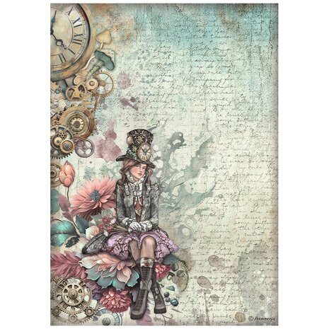 Stamperia - Master of Magic A4 Rice Paper Lady Stamperia - Master of Magic A4 Rice Paper Lady