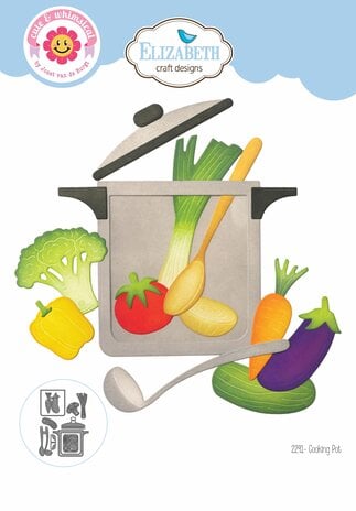  Elizabeth Craft Designs - Living it Up Dies Cooking Pot