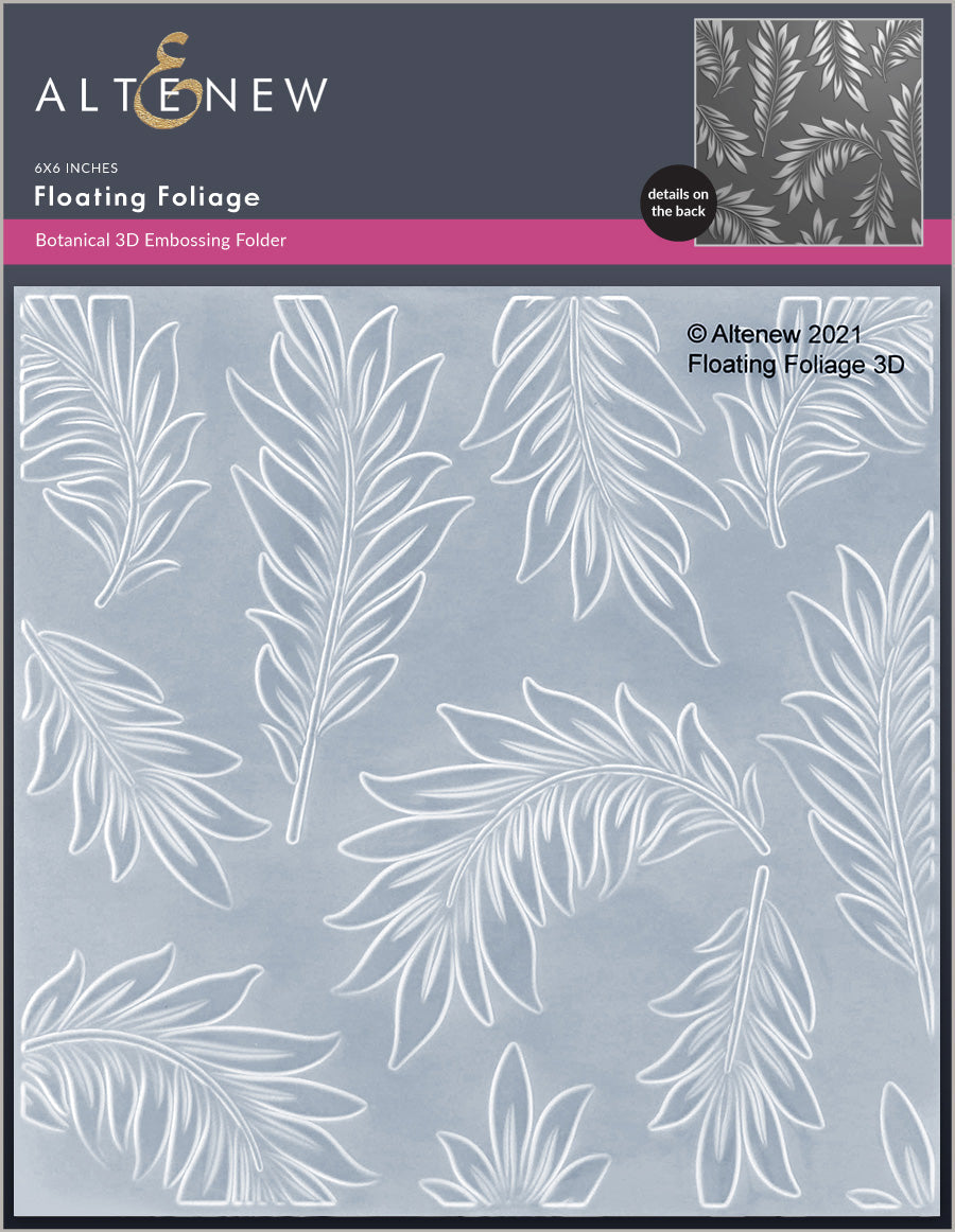 Altenew - Floating Foliage 3D Embossing Folder  Altenew - Floating Foliage 3D Embossing Folder