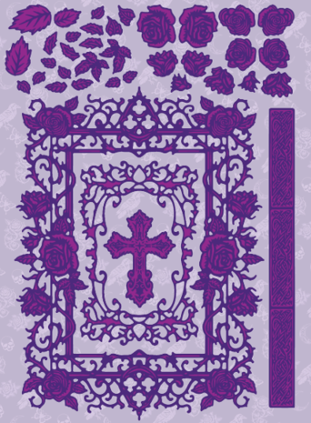 Dawn Bibby - Gothic Romance Die Rose & Thorn Gothic Frame  Dawn Bibby - Gothic Romance Die Rose & Thorn Gothic Frame