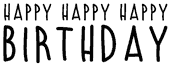 Impronte d´Autore -Happy Happy Happy Birthday 