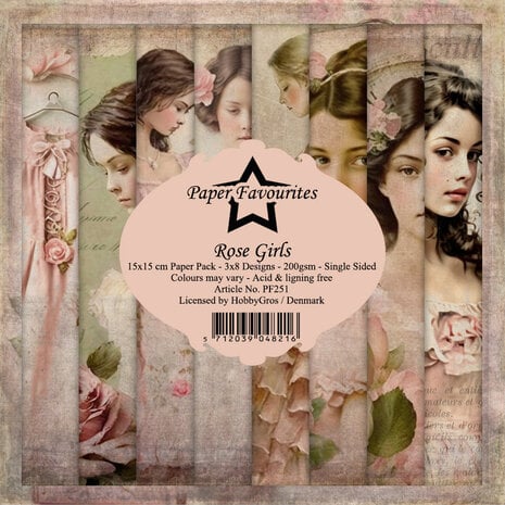 Paper Favourites - Rose Girls 6x6 Inch Paper Pack