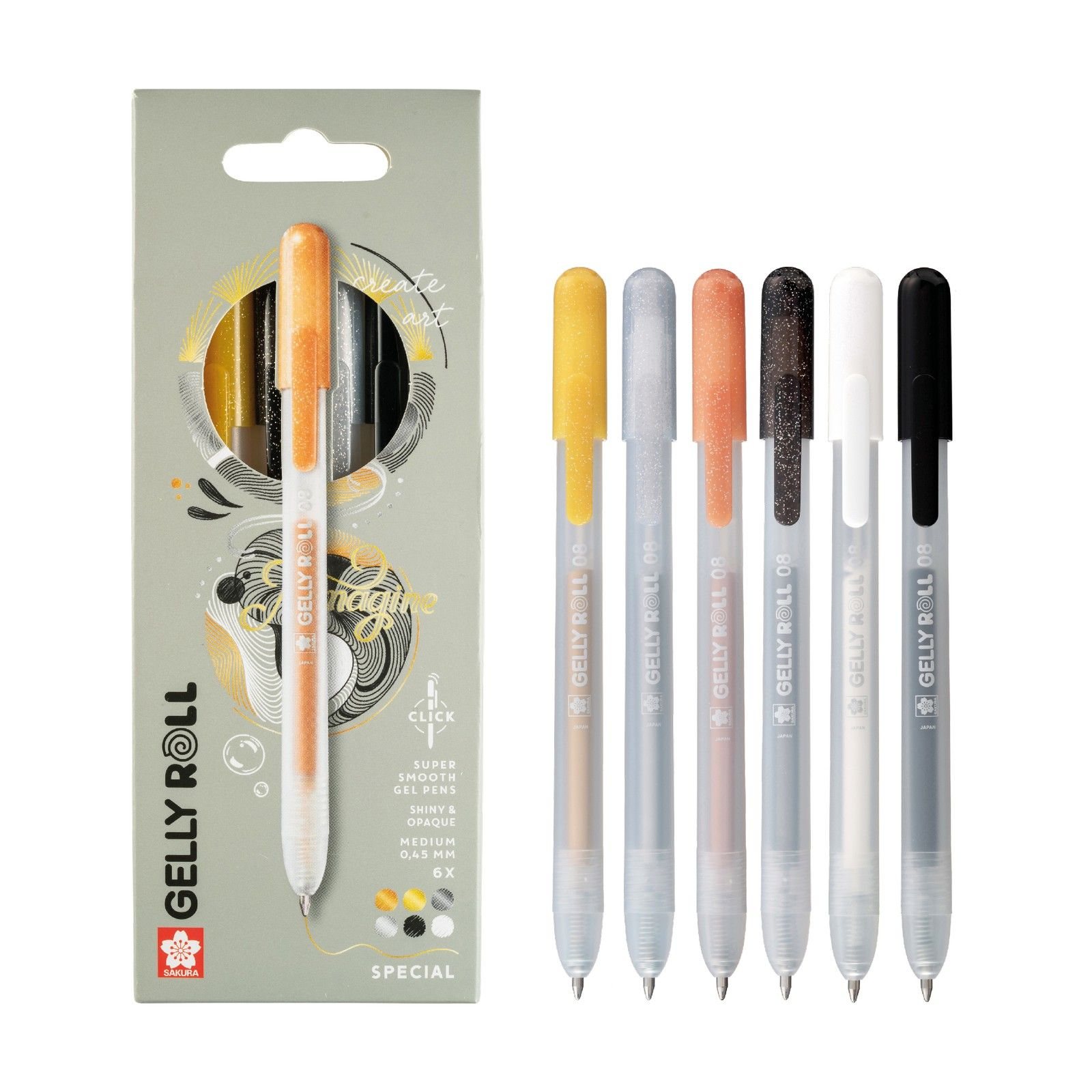 Sakura • Sakura • Gelly Roll Retractable Special Mix Set 6pcs