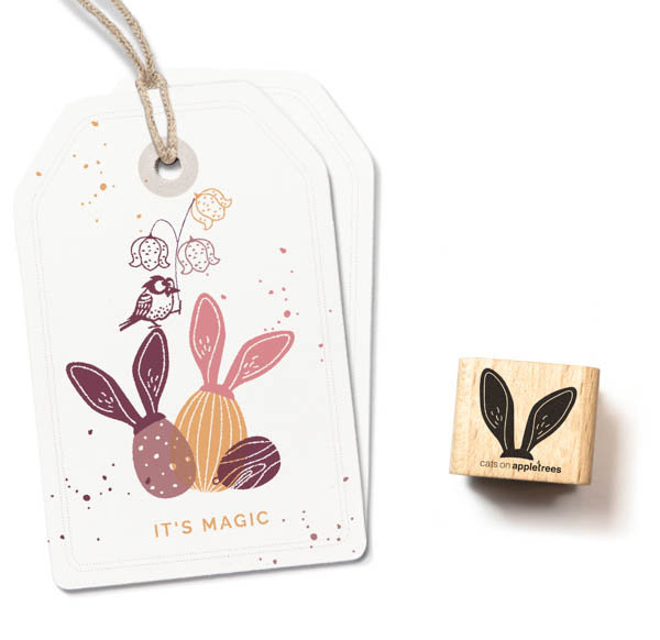 cats on appletrees - Stempel Hasenohren 2 cats on appletrees - Stempel Hasenohren 2