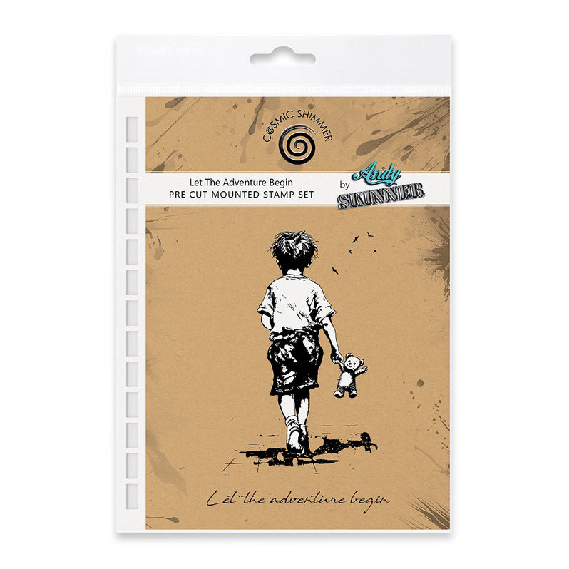 Andy Skinner - Let The Adventure Begin Pre Cut Rubber Stamp Set 