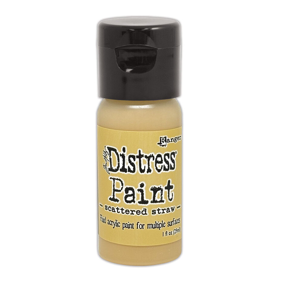 Ranger - Tim Holtz Distress Paint Flip Top Scattered Straw 1 fl oz (29 ml)