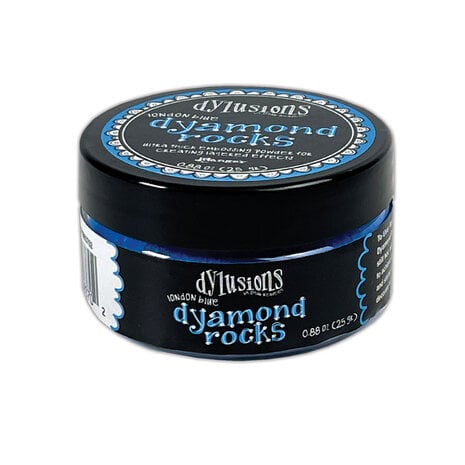 Ranger - Dyan Reaveley Dylusions Dyamond Rocks London Blue 25g Ranger - Dyan Reaveley Dylusions Dyamond Rocks London Blue 25g