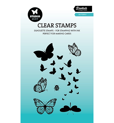 SL Clear Stamp Butterfly Essentials nr.738 SL Clear Stamp Butterfly Essentials nr.738