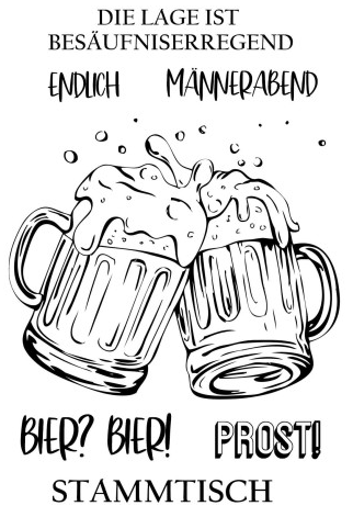 MEMORIES4YOU STEMPEL (A6) "BIER"