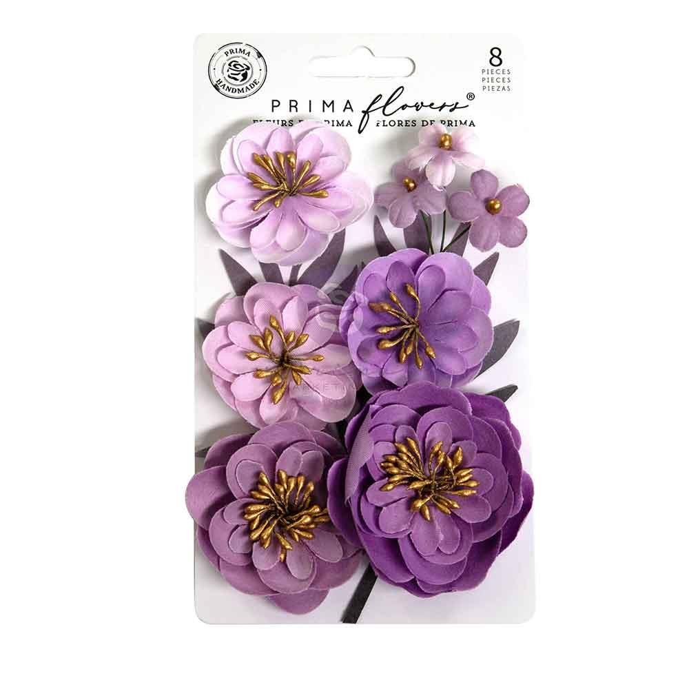 Prima Marketing - Bewitched Flowers Enchanted Violet (8pcs)