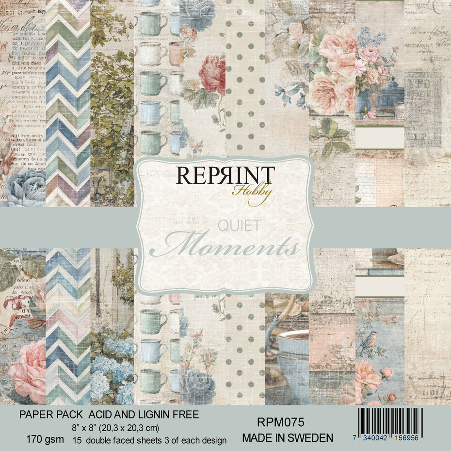 Reprint - Quiet Moments 8x8 Inch Paper Pack